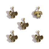 10pcs 6 colors alloy leaf Charm Hollow Pendant For DIY Necklace Bracelet Earrings Jewelry Crafts Making Accessories 24*16mm Q393