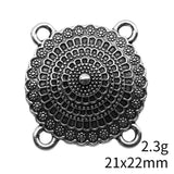 10pcs 21x22mm Antique Silver Color Body Chain Waist Chain Connector For DIY Jewelry Making Handmade Jewelry Findings