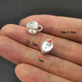 20-40pcs silver color Zinc Alloy Bead DIY big hole metal connector Beads Fits Charm Bracelets Necklaces Pendants making R224