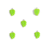 10pcs Resin Leaf Charms Maple Leaf Ginkgo Leaf Pendants Jewelry Making Materials Keychain Charms Earrings Necklace Accessories