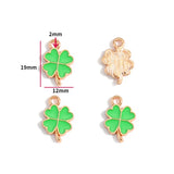 10pcs various styles Enamel Alloy flower Charm Earring Pendant DIY Keychain Necklace Jewelry Accessories W494