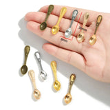 20pcs Mini Spoon Metal Accessories 36*08mm Suitable for Handmade DIY Clothing Accessories and Jewelry Making J519