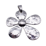1pcs 79x69mm 3 Colors Antique Bronze Color Antique Silver Color Antique Gold Color Large Hammered Flower Pendant