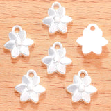 30pcs 7 Color small flower Charm for Bracelet Necklace earring Pendant  DIY Handmade Jewelry Accessories 11*10mm Q1159