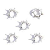 50Pcs 8 Colors Alloy Crown Design Accessories 23 * 23 * 8Mm DIY Necklace Bracelet Jewelry Production Materials Wholesale N239