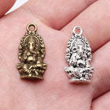 10pcs 26x14mm 2 Colors Antique Bronze Color Antique Silver Color Elephant Charms For DIY Jewelry Making