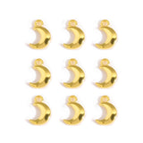 50pcs 5 colors alloy small moon Charm For DIY Necklace Bracelet Earrings Pendant Jewelry Crafts Making Accessories 11*7mm L639