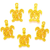 20pcs 6 Color sea turtle Charms Alloy ocean animal For earring Pendants DIY Handmade Jewelry Accessories Making 21*15mm D7152