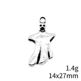 5pcs 14x27mm 2 Colors Antique Bronze Color Antique Silver Color Ghost Charms For DIY Jewelry Making