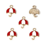 10PCS Alloy Drip-Style Hot Air Balloon Pendants DIY Necklace Earrings Jewelry Accessories Keychains Bag Charms Jewelry Making