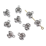 20pcs 108x9.3x5.7mm Antique Silver Color Chinese Style Double-Sided Fortune Lock Bails Beads Accessories