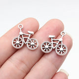 10pcs 20x19mm 2 Colors Antique Bronze Color Antique Silver Color Bicycle Charms For DIY Jewelry Making