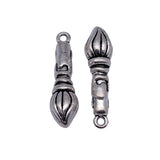 5pcs 30x7.9x7.4mm 2 Colors Antique Silver Color Gold Color Writing Brush Charms For DIY Jewelry Making