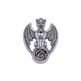 10pcs 27x19mm 2 Colors Antique Bronze Color Antique Silver Color Bat Demon Flower Charms For DIY Jewelry Making