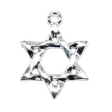 5pcs 45x38mm 2 Colors Antique Bronze Color Antique Silver Color Star Of David Charms For DIY Jewelry Making
