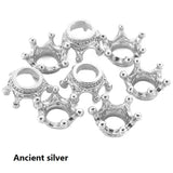 20pcs 7 colors Crown Charms Pendants for Bracelet Necklace DIY Jewelry Making Finding Accessories 12*6mm N202