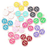 YuenZ  A-Z KC gold color letter DIY accessories enamel alphabet charms alloy small pendant for bracelet 15*13mm W85