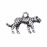 5pcs 24x15mm 2 Colors Antique Silver Color Antique Gold Color Leopard Charms For DIY Jewelry Making