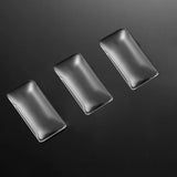 5-50pcs/lot Clear rectangle Cabochons Transparent Flat Back Glass Cabochon Cameo Settings For DIY Jewelry Making Supplies V1006