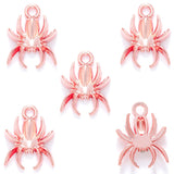 20pcs 7 colors spider Charms metal animal Earring necklace Pendants for Jewelry Making DIY Handmade Craft 18*13 D294