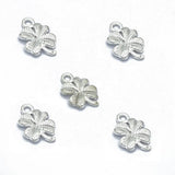 40pcs 7color Four leaf clover Charm for Earring necklace Metal Pendant Fit bracelet necklace earring Jewelry making 17*11mm Q404