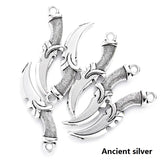 20pcs 6Colors  Zinc Alloy Scream Charms Fit Jewelry Pendant For DIY Necklace Bracelet Jewelry Making Findings