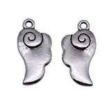 20pcs 20x10mm 2 Colors Antique Silver Color Antique Gold Color Angel Wings Charms For DIY Jewelry Making