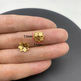 20-40pcs KC Alloy Flower Holder Partition Bead Cap Bead Holder Cap DIY Step Shaking Hairpin Hairpin Crown Accessories V149