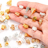 20-40pcs silver color Zinc Alloy Bead DIY big hole metal connector Beads Fits Charm Bracelets Necklaces Pendants making R224