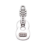 10pcs 26x11mm 2 Colors Antique Bronze Color Antique Silver Color Guitar Charms For DIY Jewelry Making