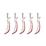 5 pcs 20 styles Halloween Zinc Alloy Bloody Dagger Color Charms Knife Pendants for DIY Bangle Bracelet necklace Findings W430