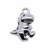 10pcs 12x15mm 2 Colors Antique Bronze Color Antique Silver Color Dinosaur Charms For DIY Jewelry Making