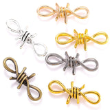 10pcs 3 styles 3D Thorns Metal Connectors Pendant Gothic Necklace Bracelet DIY Thorns Charms Jewelry Handicraft Making B200