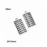 4-25pcs New Product Antique silver color learning tools Charms Pendant Jewelry Metal Alloy Jewelry Marking  U054
