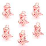 10pcs 7 Color Dinosaur Baby Charms Alloy Metal For necklace Pendants DIY Handmade Jewelry Accessories Making 17*123mm D9337