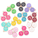 YuenZ  A-Z KC gold color letter DIY accessories enamel alphabet charms alloy small pendant for bracelet 15*13mm W85