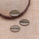 10pcs 14x10mm Antique Bronze Color Faithfulness Charms Pendant For DIY Jewelry Making Handmade Jewelry Craft Findings