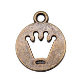 10pcs 15x18mm Antique Bronze Color Crown Charms Pendant For DIY Jewelry Making Handmade Jewelry Craft Findings