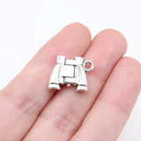 10pcs 16x13mm Antique Silver Color Telescope Charms Pendant For DIY Jewelry Making Handmade Jewelry Craft Findings