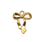 10pcs 17x22mm 2 Colors Bow Charms Pendant For Jewelry Making Accessories