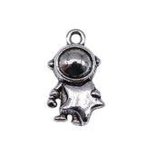 10pcs 18x10mm Antique Silver Color Astronaut Charms Pendant For DIY Jewelry Making Handmade Jewelry Craft Findings EF3972