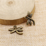 10pcs 18x13mm 2 Colors Dragonfly Charms Pendant For DIY Jewelry Making Handmade Jewelry Craft Findings
