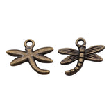 10pcs 18x13mm 2 Colors Dragonfly Charms Pendant For DIY Jewelry Making Handmade Jewelry Craft Findings