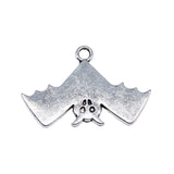 10pcs 18x28mm Antique Silver Color Double Sided Upside Down Bat Charms Pendant For DIY Jewelry Making Jewelry Findings
