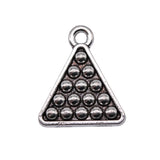 10pcs 19x16mm Antique Silver Color Billiards Snooker Charms Pendant For DIY Jewelry Making Jewelry Craft Findings