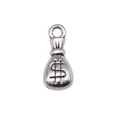 10pcs 20x9x5mm Antique Silver Color Moneybag Charms Pendant For DIY Jewelry Making Handmade Jewelry Craft Findings
