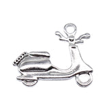 10pcs 25x31mm Antique Silver Color Electric Car Charms Pendant For DIY Jewelry Making Handmade Jewelry Craft Findings