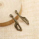 10pcs 29x8mm 2 Colors Giraffe Connector Charms Pendant For DIY Jewelry Making Handm ade Jewelry Craft Findings ef4216