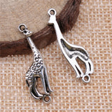 10pcs 29x8mm 2 Colors Giraffe Connector Charms Pendant For DIY Jewelry Making Handm ade Jewelry Craft Findings ef4216