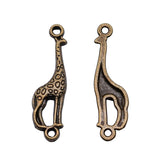 10pcs 29x8mm 2 Colors Giraffe Connector Charms Pendant For DIY Jewelry Making Handm ade Jewelry Craft Findings ef4216
